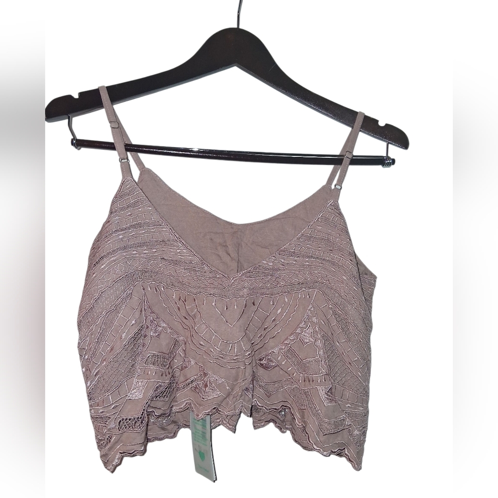 Tiare Hawaii Mauve Lace Camisole
